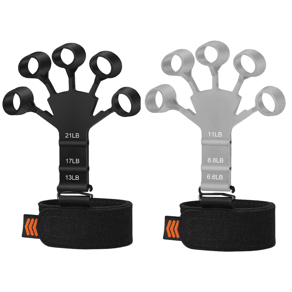 Ultimate Finger Gripper & Guitar Finger Exerciser - 6 Resistance Levels for Hand Strengthening & Recovery