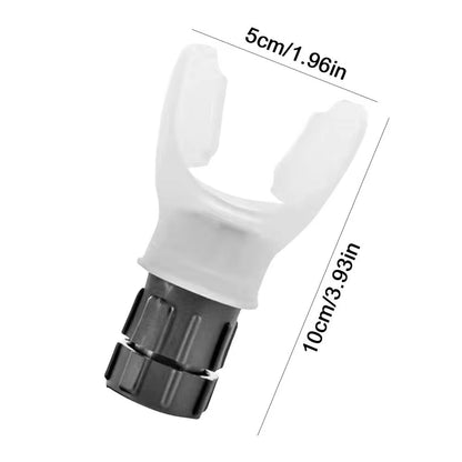 Breathing Trainer Lung Exercise Mouthpiece - Home Fitness Respiratory Care Equipment