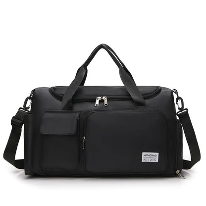 Versatile Sports Gym Duffle Bag with Shoe Compartment - Perfect for Weekend Getaways and Travel - Water-Resistant, Foldable Design for Men and Women