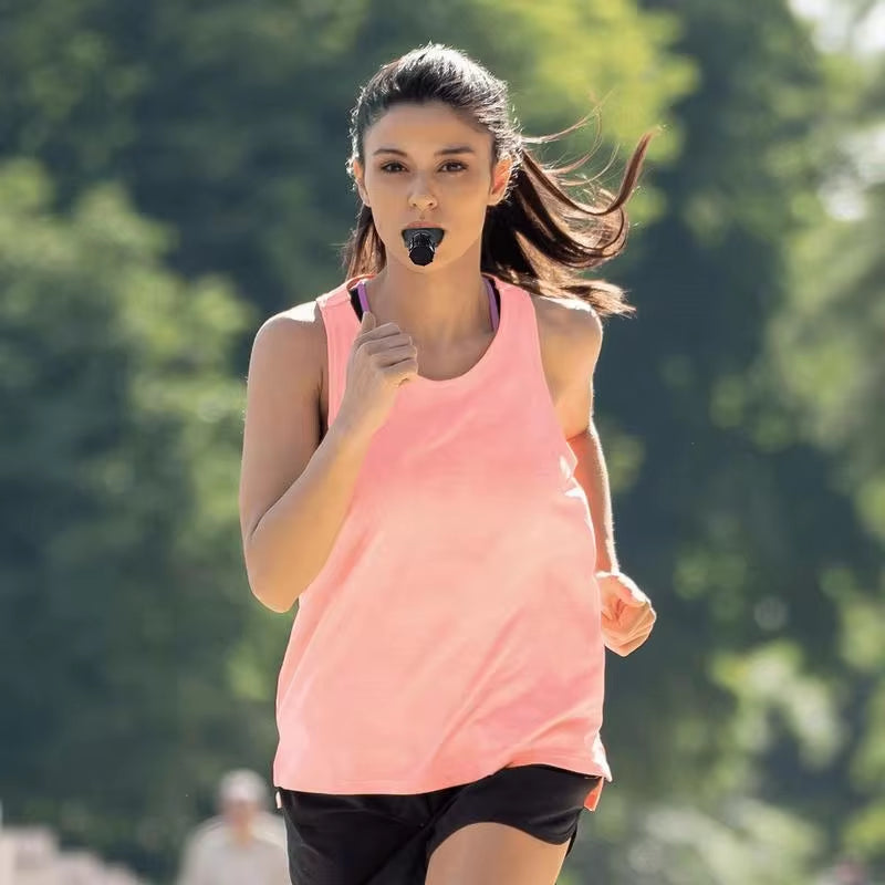 Breathing Trainer Lung Exercise Mouthpiece - Home Fitness Respiratory Care Equipment