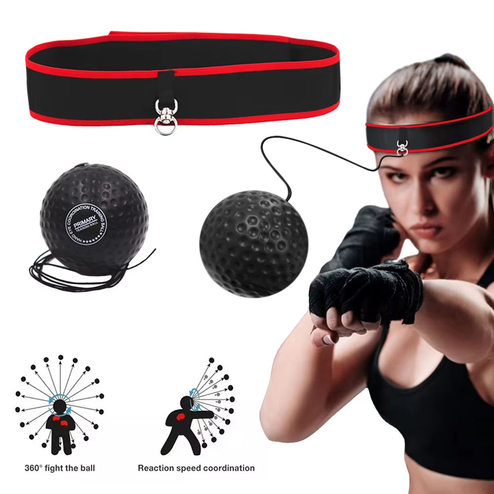 Ultimate Reflex Boxing Training Ball - Enhance Speed & Accuracy with Adjustable Headband for Kids