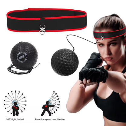 Ultimate Reflex Boxing Training Ball - Enhance Speed & Accuracy with Adjustable Headband for Kids