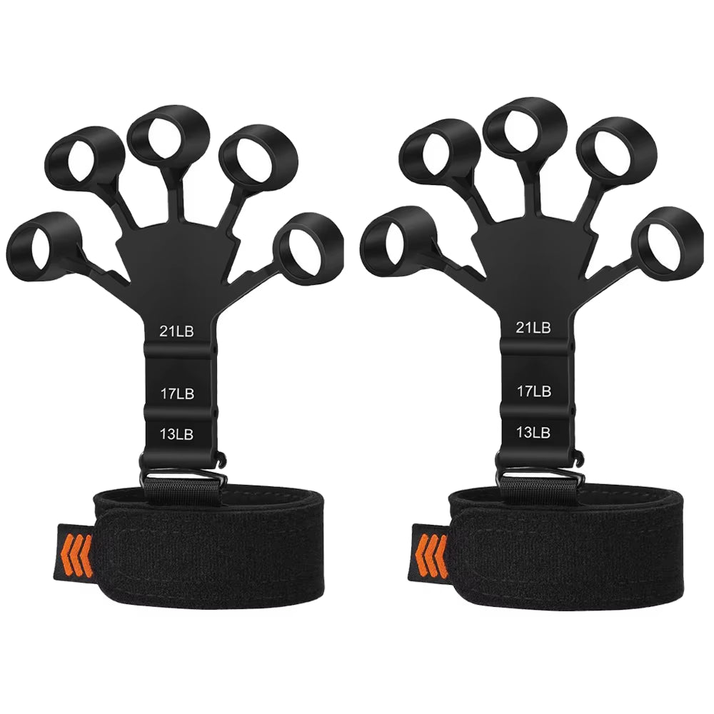 Ultimate Finger Gripper & Guitar Finger Exerciser - 6 Resistance Levels for Hand Strengthening & Recovery