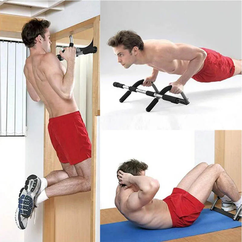 Adjustable Door Frame Pull-Up Bar for Home Gym - Ultimate Fitness Equipment for Chin-Ups and Strength Training