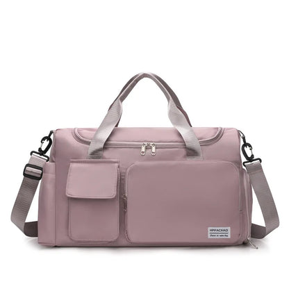 Versatile Sports Gym Duffle Bag with Shoe Compartment - Perfect for Weekend Getaways and Travel - Water-Resistant, Foldable Design for Men and Women